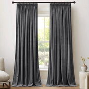 Verduisteranti Flussi in Velluto 300 g/m2 - 2 Pezzi - Pieghevoli - 132x240cm - Soffici e Caldi