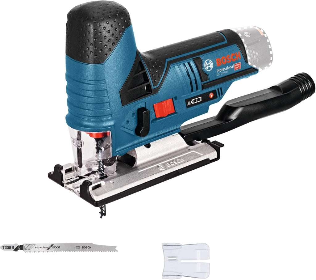 Bosch Professional 0.601.5A1.001 GST 70 Sega Senza Filo, 12 V, Blu, Solo, karton, 10.8 V
