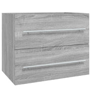 Mobile Lavabo | Armadio Lavabo Grigio Sonoma 60x38,5x48 cm in Legno Multistrato