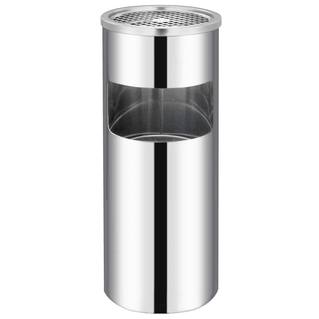 Pattumiera con Posacenere da Albergo 30 L Acciaio Inox CFW7676880