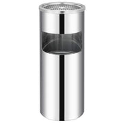 Pattumiera con Posacenere da Albergo 30 L Acciaio Inox CFW7676880