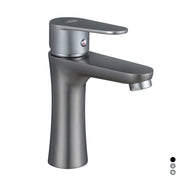 Miscelatore monocomando lavabo DH Nichel Nero Spazzolato