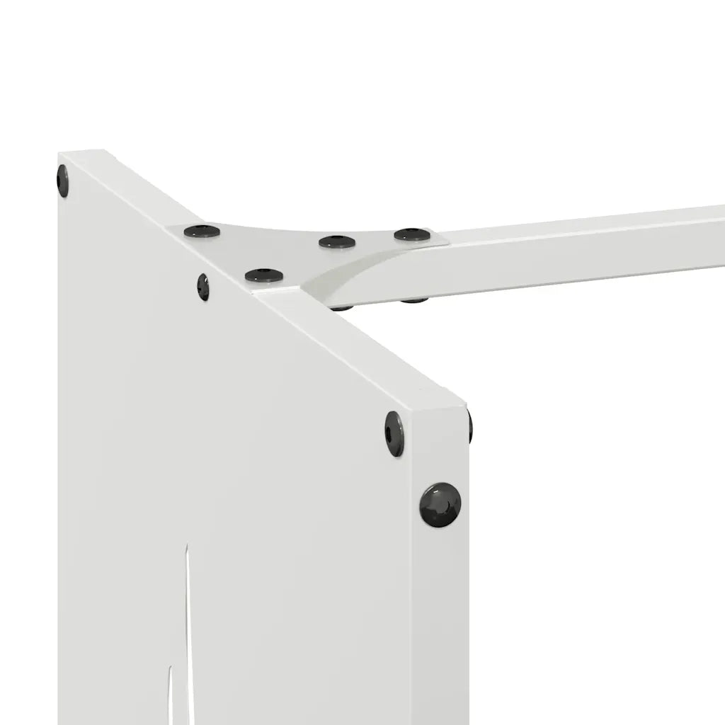 Rastrelliera per Legna da Ardere Bianca 40x30x80 cm CFW5401736