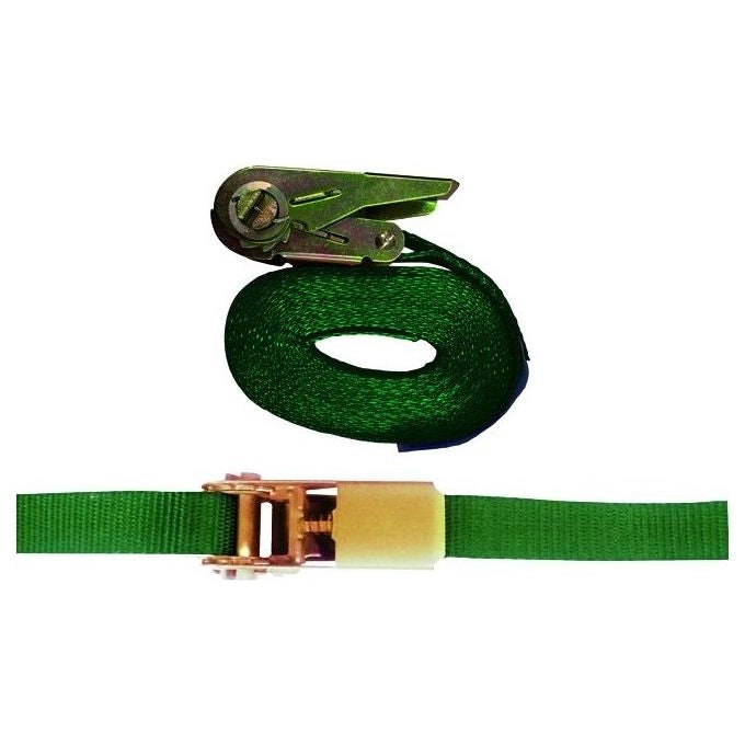Vigor Cinghie Semplici Verde con Cricchetto 25mm 5mt