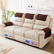 Cuscino Cuscino Braccioletto 3 pezzi - Set di Protezioni Braccioletto per Divano - Protezioni Braccioletto per Fauteuil - Protezioni Braccioletto per Spalla - Protezione Antiscivolo con Piuma - Misura 38cm x 57cm