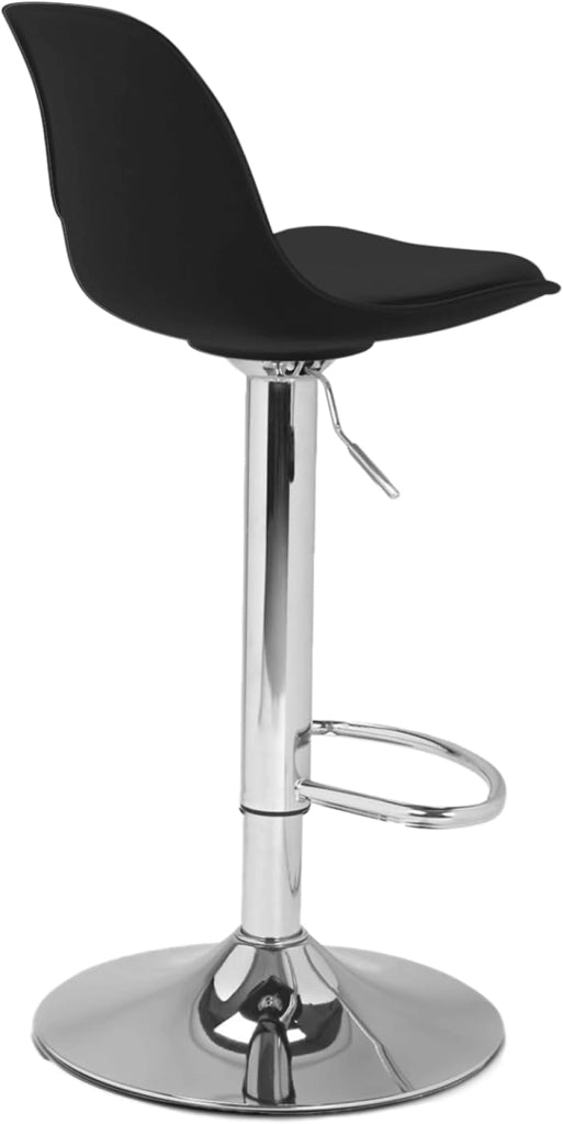 Set di 4 sgabelli da bar KARL design nero