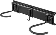 Raccordo per biciclette, Muro montato Organizzatore per 8 Biciclette Con 7 agganci per casco, Sostegno regolabile per diverse misure di bicicletta, Massima carico di 181,4 kg, 182,9 cm