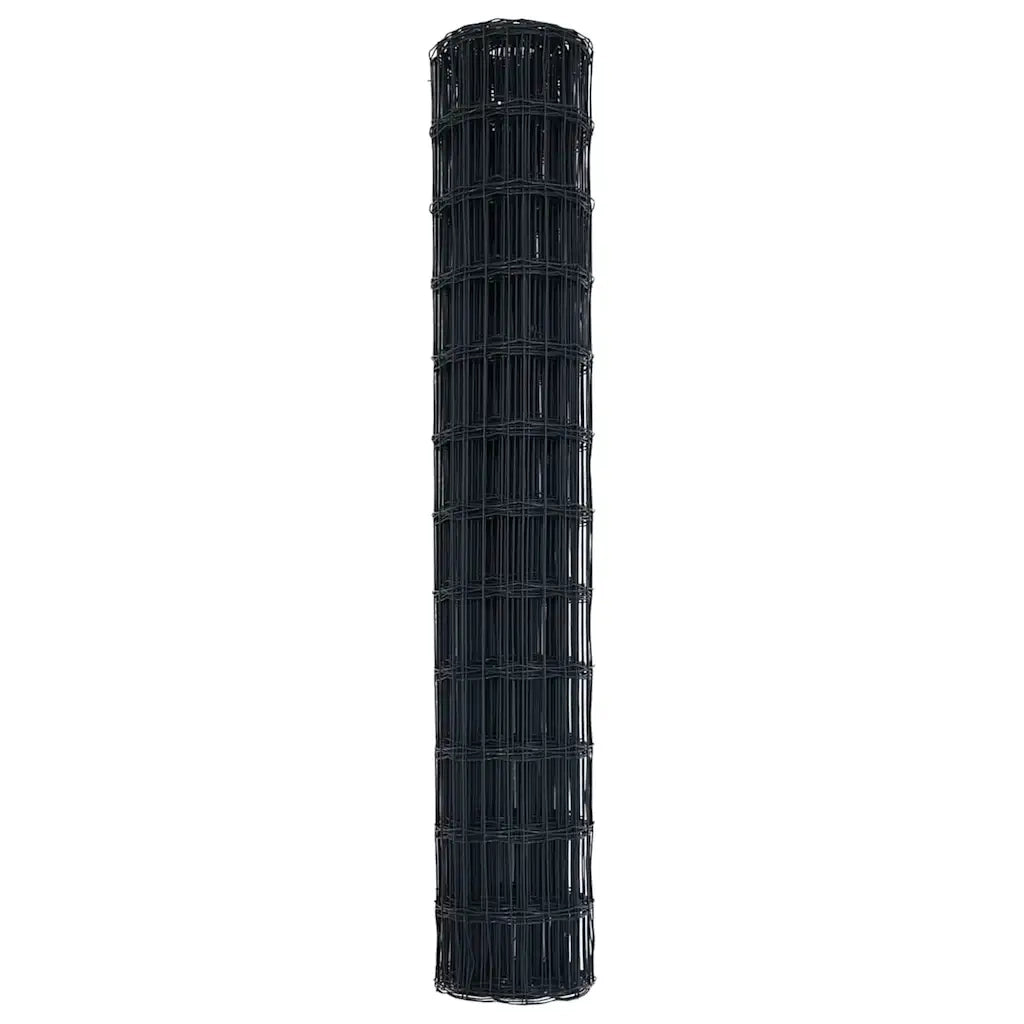 Recinzione Euro Grigio 1,2 x 25 m Ferro rivestito in PVC 42004542