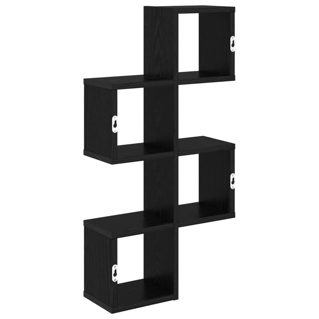 Scaffale da parete A parete Nero 39 x 15 x 76 cm 8012101