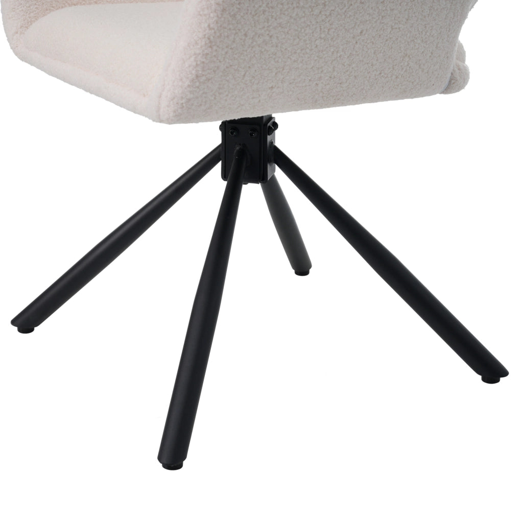 Set tavolo da pranzo estensibile e sedie bianco