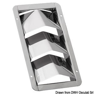Griglia aereazione motori 205 x 114 mm