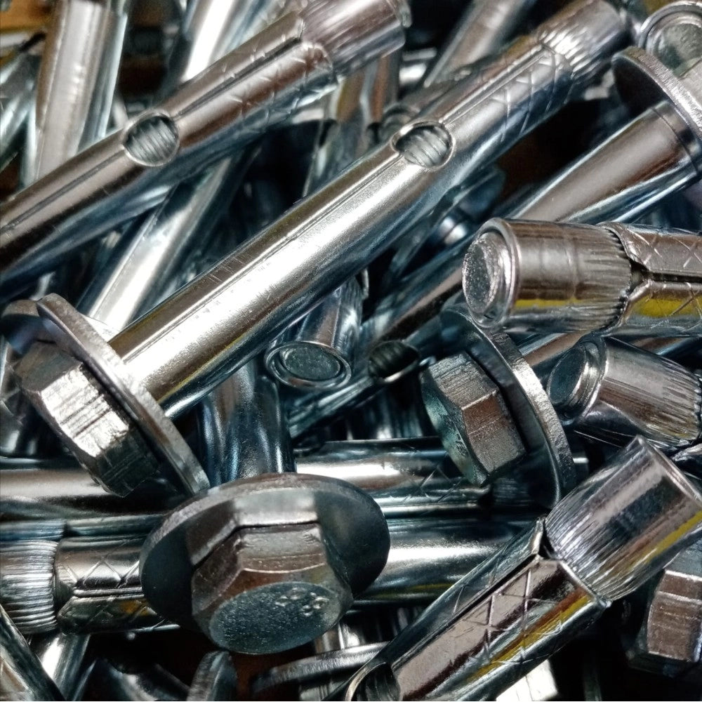Dibolt ancorante tassello 8x48mm m 6 te testa esagonale in acciaio zincato - 4pz