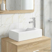 Lavabo da bagno Cromato 45,5 x 25,5 x 13 cm Metallo 890222