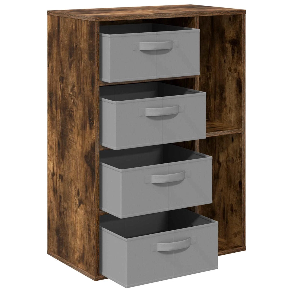 Credenza con cassetto Rovere fumé 60 x 33,5 x 84 cm