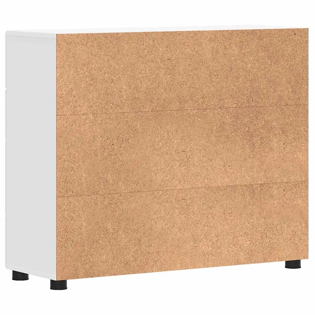 Credenza-Buffet-Armadio da cucina Bianco 88,5 x 30,5 x 73 cm Legno multistrato