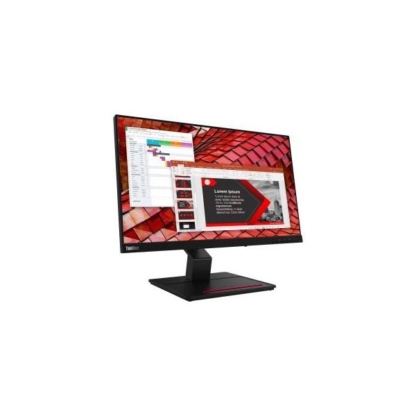Lenovo thinkvision t24t-20 led display 60,5 cm (23.8") 1920 x 1080 pixel full hd touch screen capacitivo nero - 122803