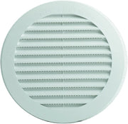 GRIGLIA DI AERAZIONE IN PLASTICA  Ø mm. 150 imbocco Ø mm. 120 10.00 pz