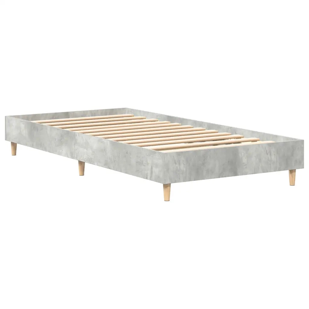 Struttura del letto Grigio cemento 203 x 93 x 25 cm 861051