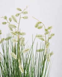 Set 4 Piante Artificiali con Vaso Ø 90x120 cm Grevillea in Plastica Bianco