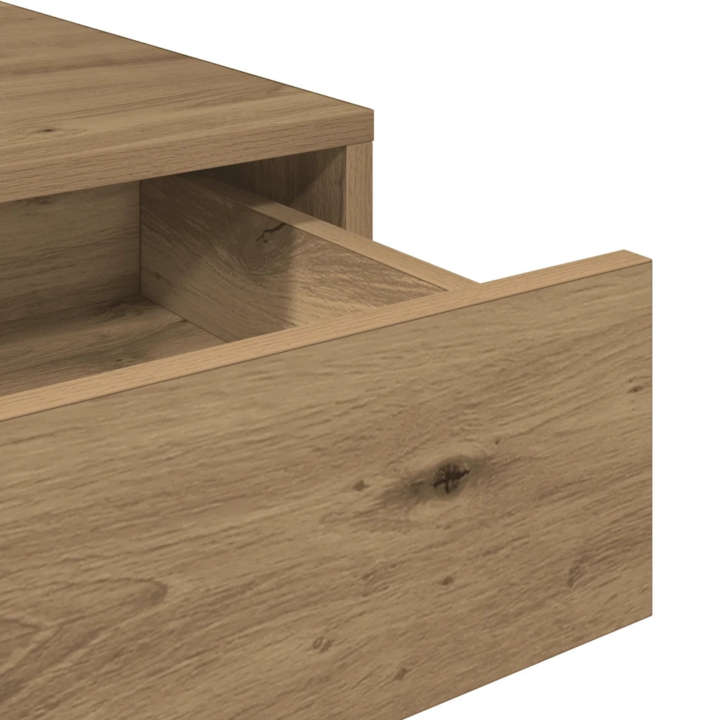 Scrivania | Tavolo da Ufficio Rovere Artigianale 101x50x76,5cm in Legno Multistrato