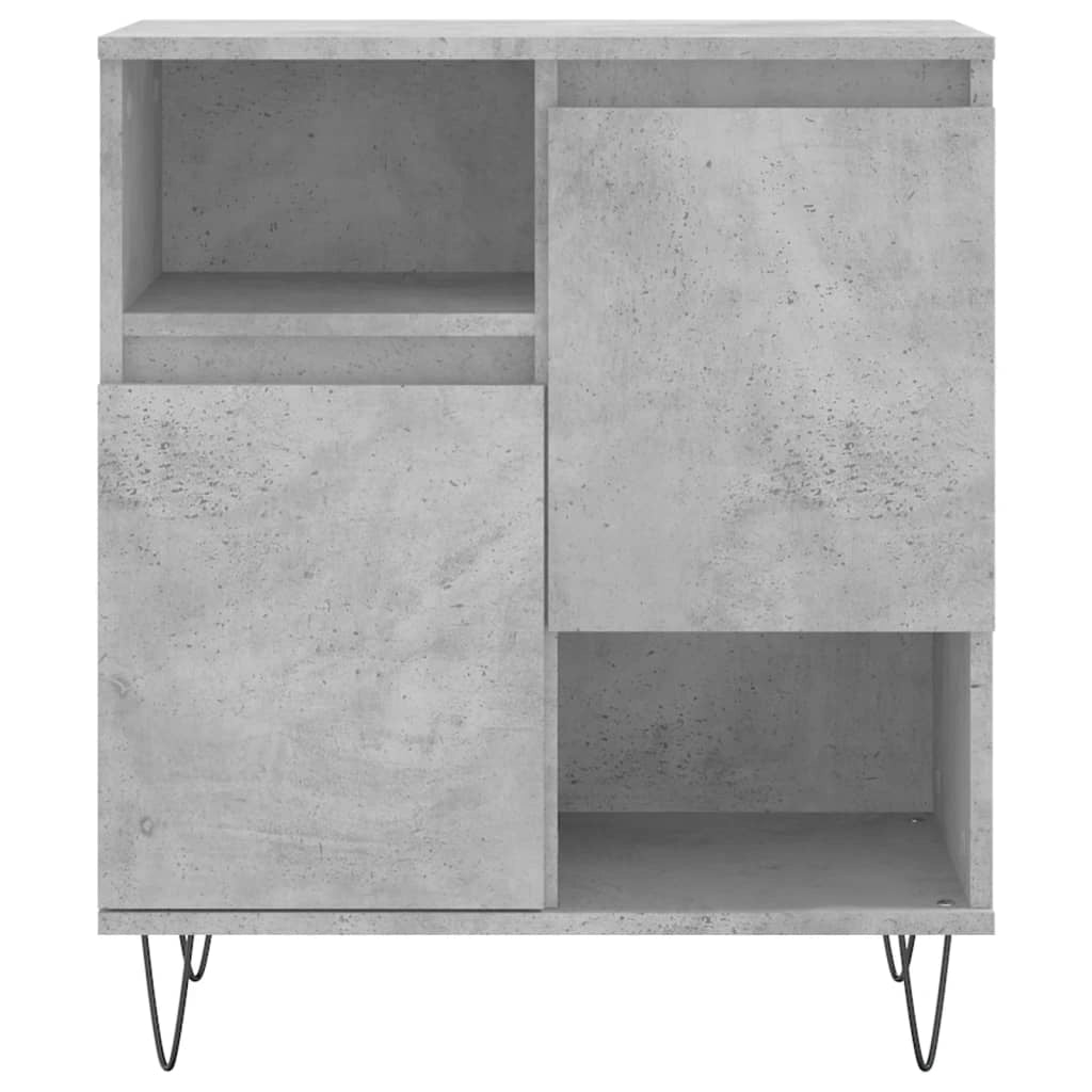 Buffet credenza cassettiera armadio mobile contenitore organizer per cucina soggiorno salotto 60 x 35 x 70 cm legno ingegnerizzato grigio 02_0031987