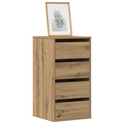 Cassettiera Angolare Rovere Artigianale 40x41x76cm Multistrato 852869