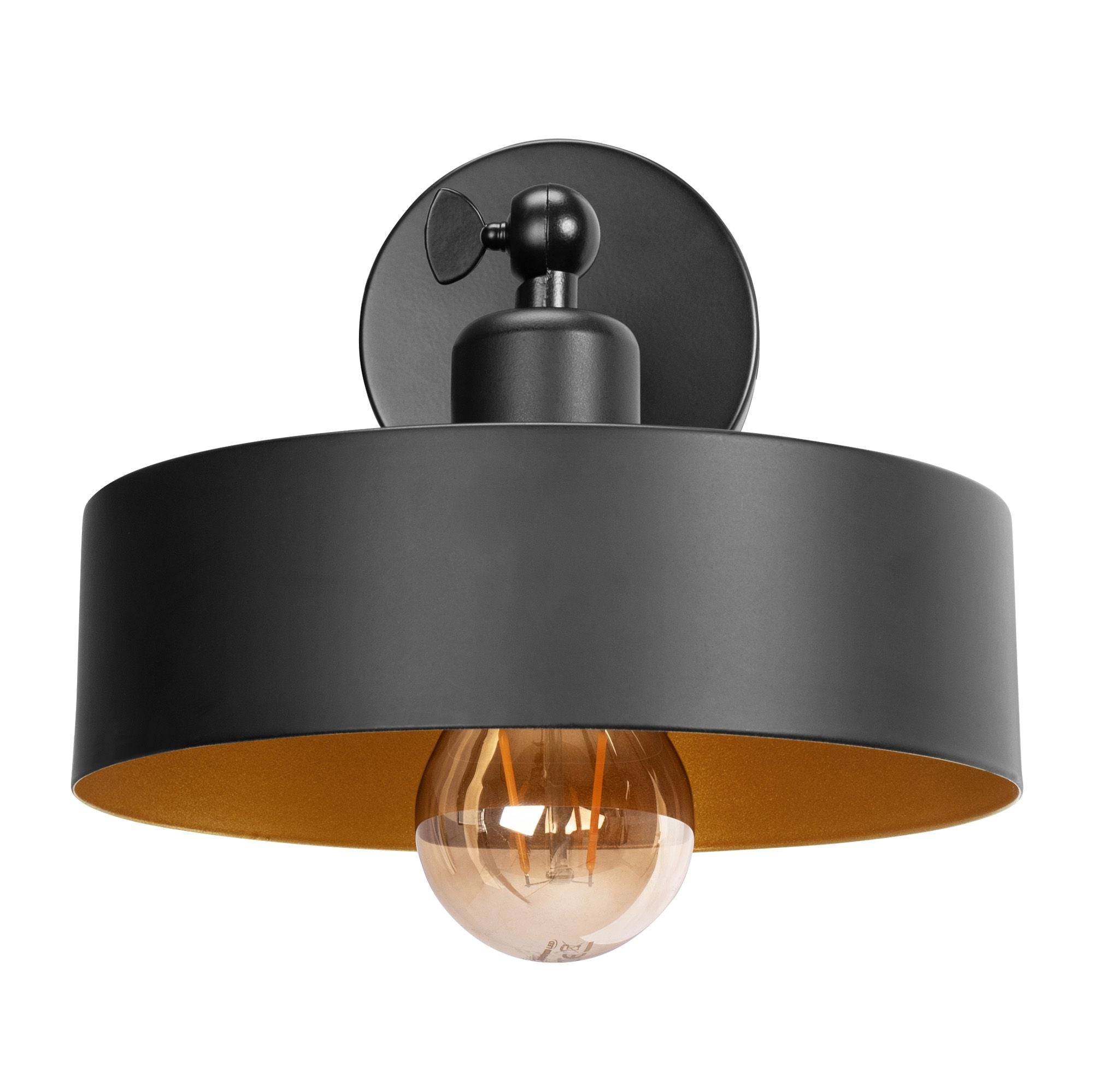 Lampada Da Parete APP1332-1W Black Gold