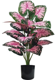 Pianta Finta Grande 72cm Alta 18 Foglie Pianta Finta in Vaso Pianta Finta Simile a Esempio di Pianta Reale Bambù Tropicale di Hawaï Pianta Finta per Camera da Letto Ufficio Giardino Matrimonio Festa Decorazione