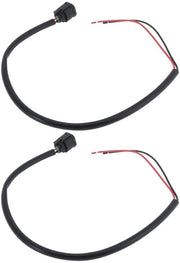 Adattatore 2-pini per motori 12V - Flessa in nero - Compatibile con Honda XL750 Transalp 750 - Ideale per appassionati di motori - Lunghezza 50 cm