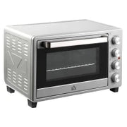 Miniforno 32L con piastre elettriche e base girarrosto 52,2 x 38,1 x 33,5 cm Argento