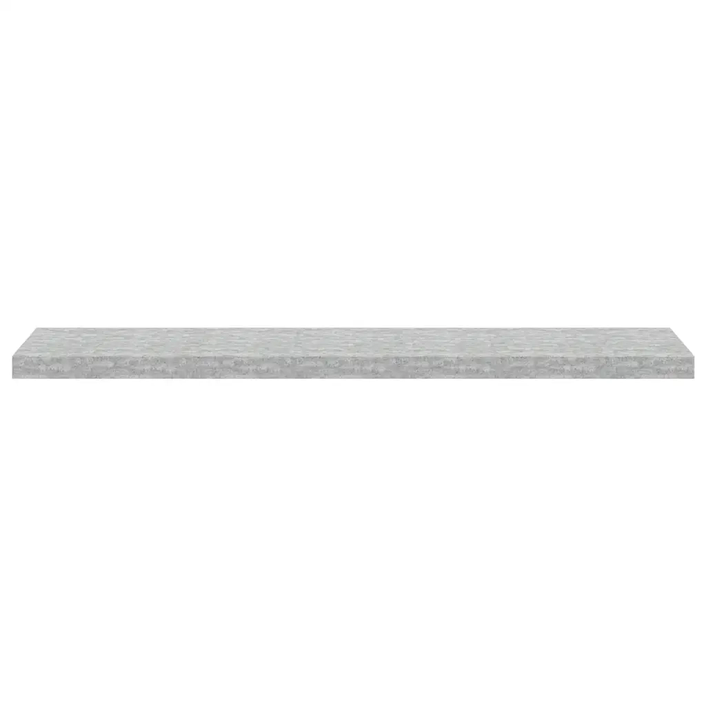 Scaffali a Parete 4 pz Grigio Cemento 120x23,5x3,8 cm in MDF 326608