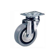Trade Shop - Ruota Grigia Con Piastra Girevole Tbp Cebora Diametro 60 80 100 125 -