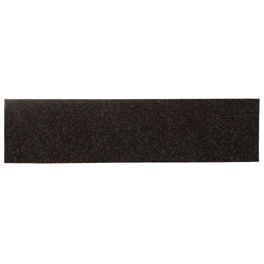 Tappetini per scale autoadesivi 15 pz 76x20 cm marrone scuro rettangolari 326931