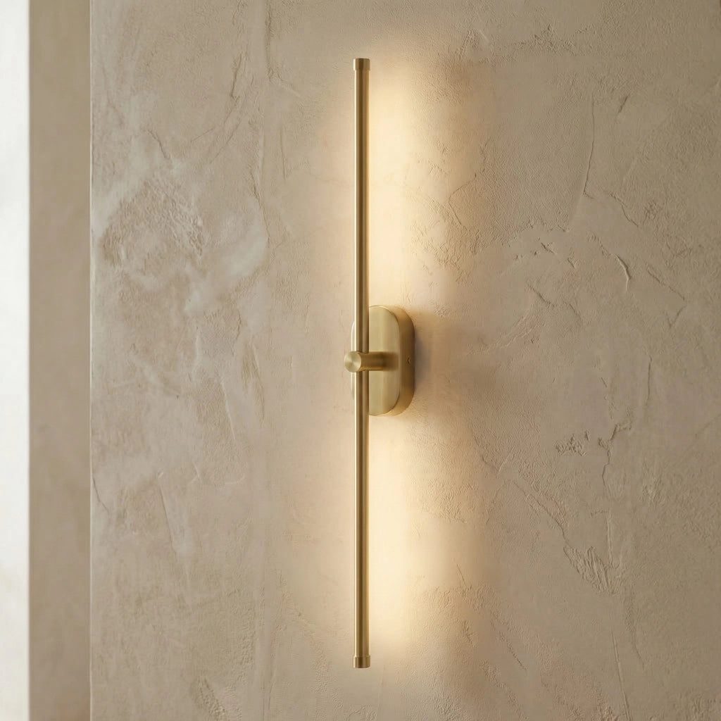 Applique Da Bagno Led APP1894-1W 80 Cm Brush Gold