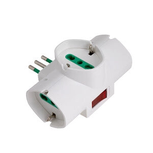 FME 87319 ADATTATORE 10A 3 P SCHUKO+INT SOVRACCARICO