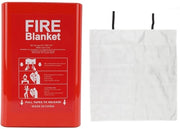 Kit di protezione contro il calore e le fiamme - 1 x 1 metro - Adatto per emergenze - Debarbante per vetro - Isolante termico - Protezione contro le fiamme