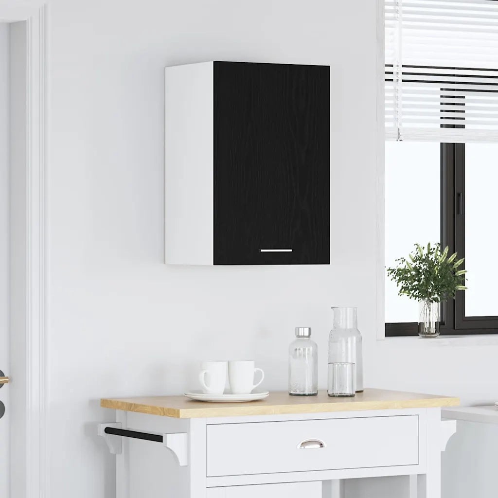 Pensile pensile Rovere Nero 40x31x60 cm in Legno Multistrato 863141