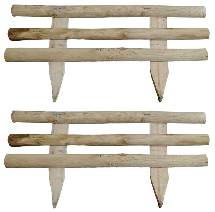 Minirecinzione Circe 2 Pezzi 100xh50 cm in Legno di Castagno