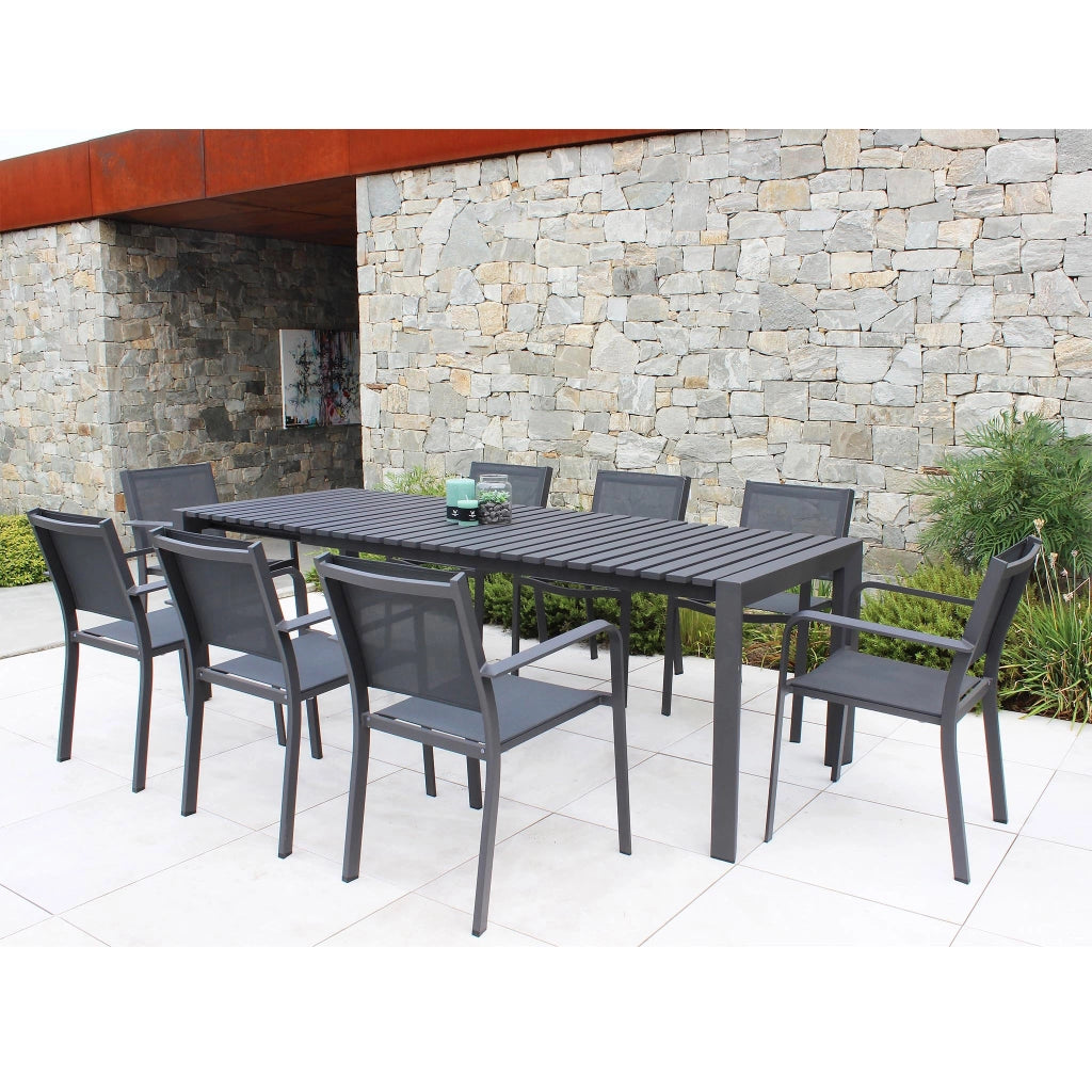 Tavolo da giardino allungabile in alluminio  182/237x90 cm - THALIA