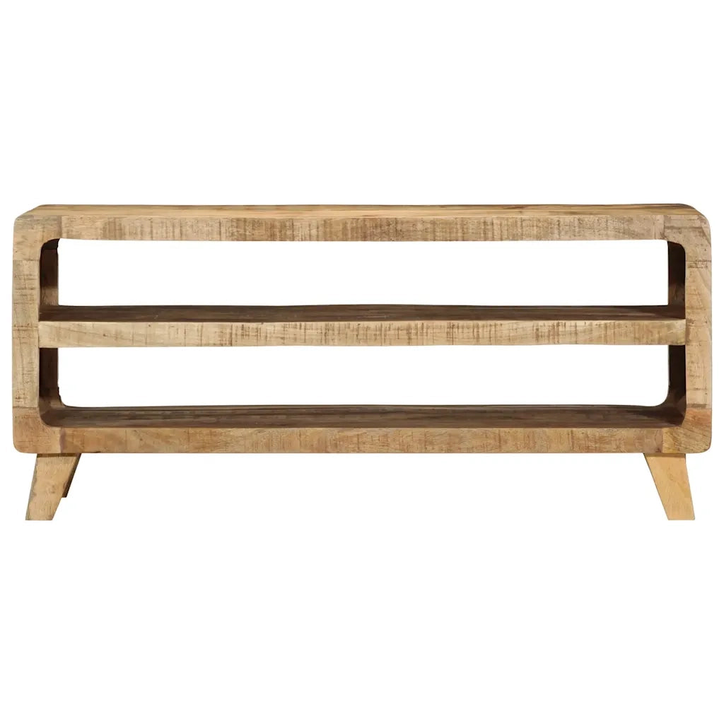 Mobile Porta TV 105x46x32 cm in Massello di Mango Grezzo 4104523