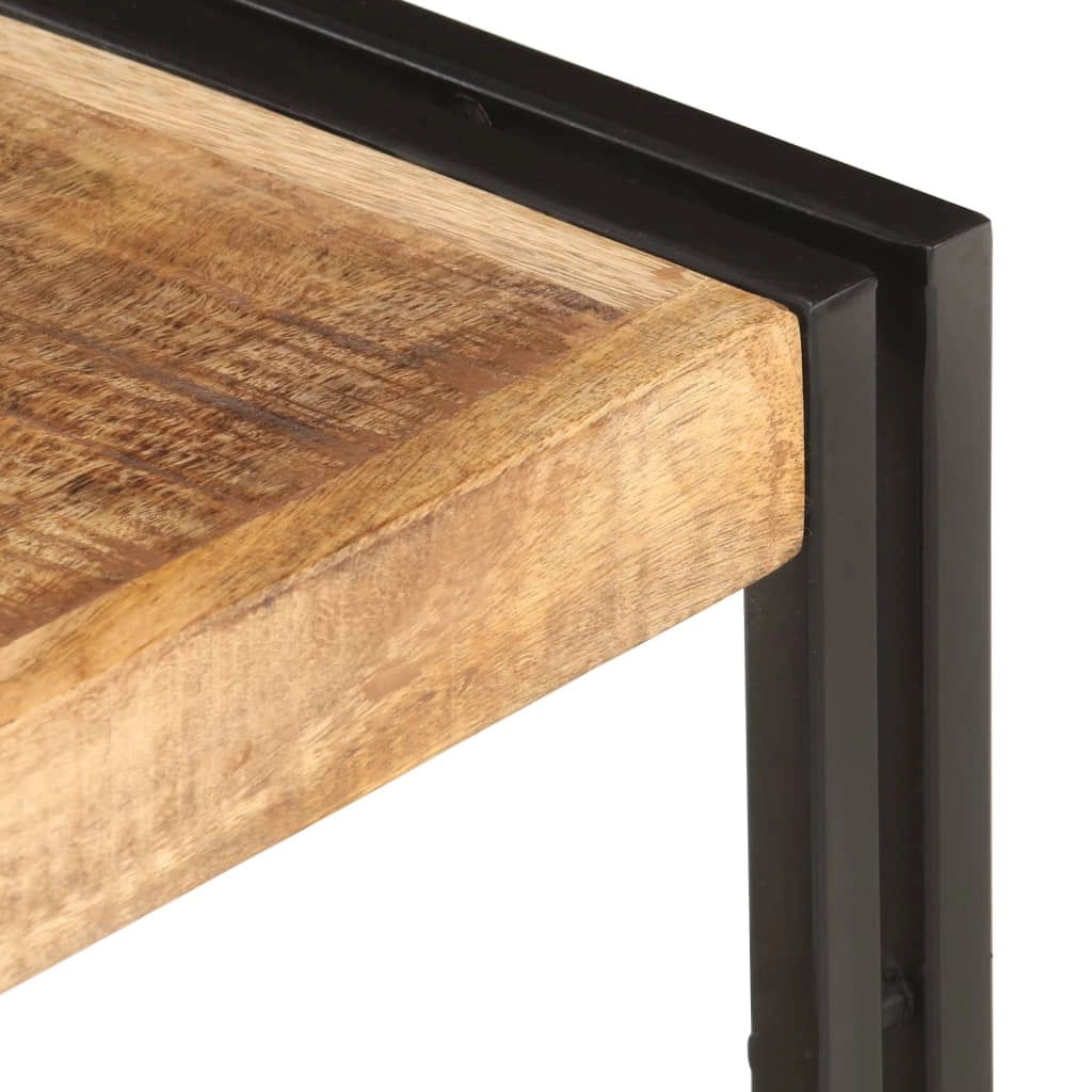 Mobile TV multimediale scaffale TV credenza mobile TV sala da pranzo soggiorno camera da letto 120 x 30 x 40 cm legno di mango marrone grezzo 02_0025816