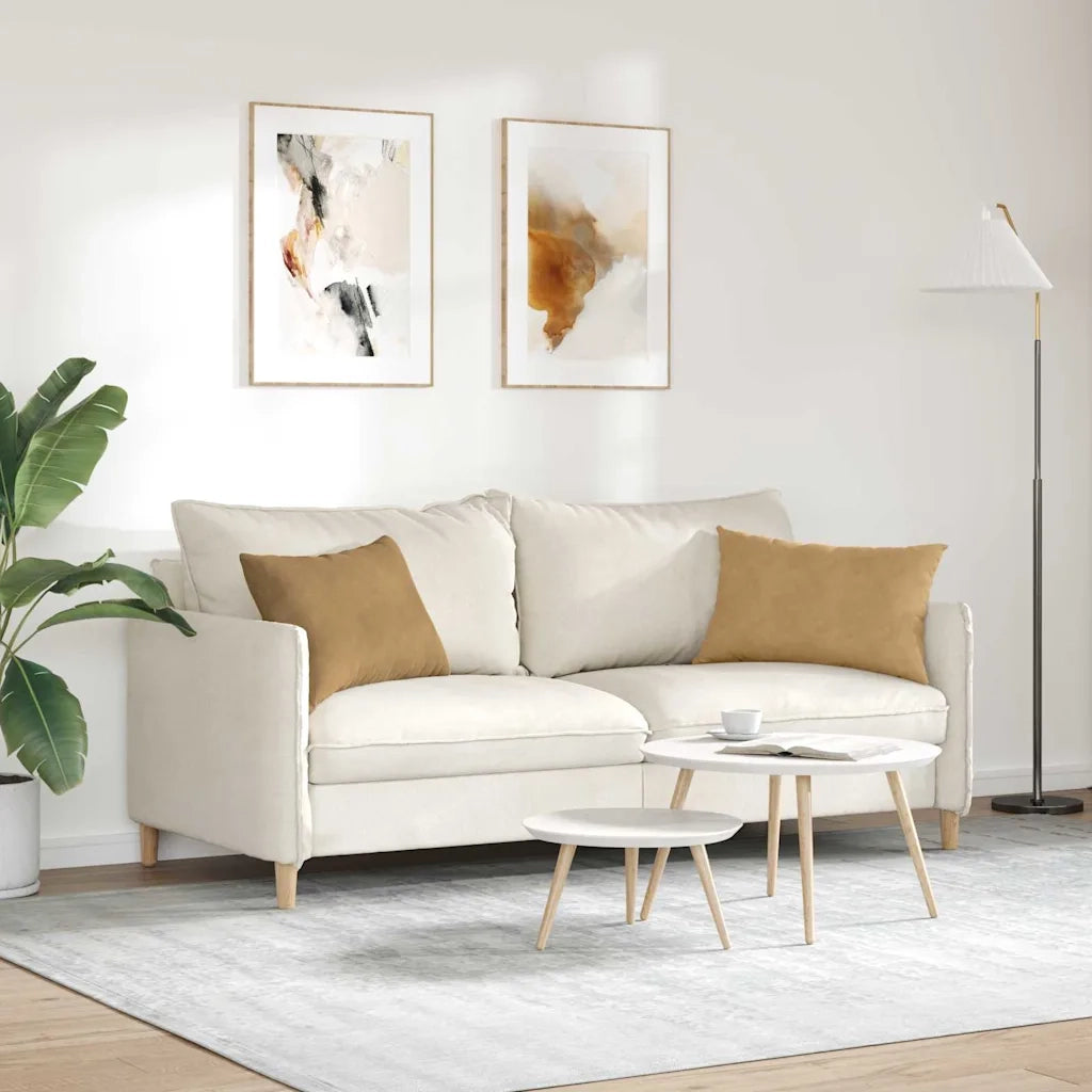 Cuscini da Divano 2 pcs Marrone 60 x 40 cm Tessuto in Cords