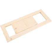 Pannello di ventilazione in legno massello per sauna o bagno turco - Installazione facile - Duraturo - Antistatico - Dimensionabile - Griglia di ventilazione