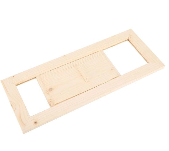 Pannello di ventilazione in legno massello per sauna o bagno turco - Installazione facile - Duraturo - Antistatico - Dimensionabile - Griglia di ventilazione