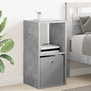 Comodino Grigio cemento 35 x 32 x 68,5 cm Legno multistrato 8000634