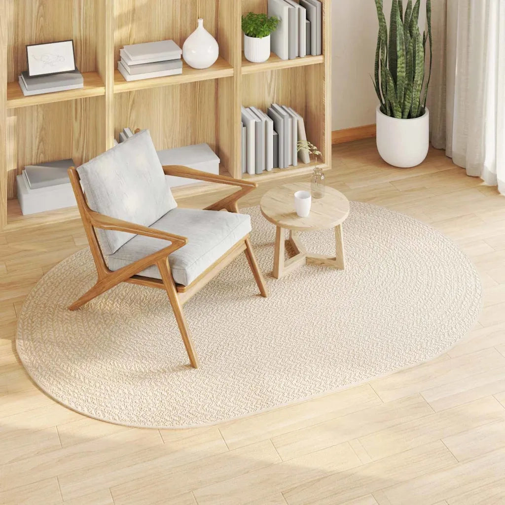 Tappeto ZIZUR Crema 200 x 140 cm Polipropilene 42000866