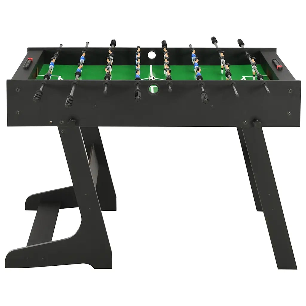 Calcio Balilla Pieghevole 121x61x80 cm Nero cod mxl 76776