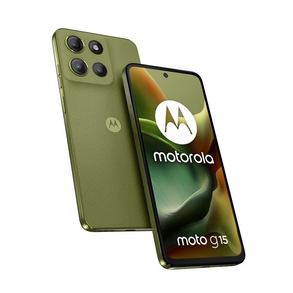 Motorola moto g15 17,1 cm (6.72") doppia sim android 15 4g usb tipo-c 8 gb 256 gb 5200 mah verde - PB6E0020ES