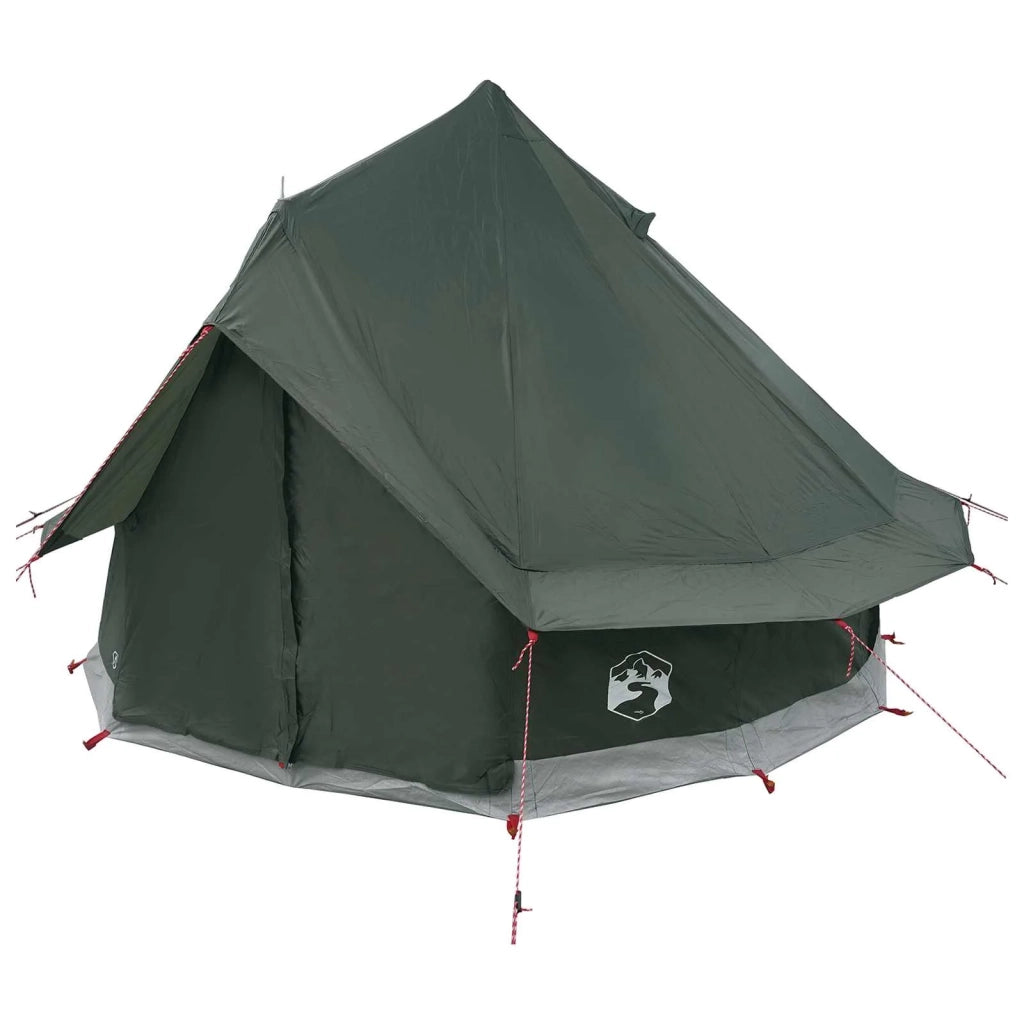 Tenda Tipi Verde militare 250 x 250 cm Poliestere e Acciaio 42028722