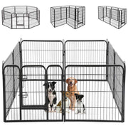Recinzione Modulabile per Animali Domestici Recinto Interni e Esterni 77x60 cm
